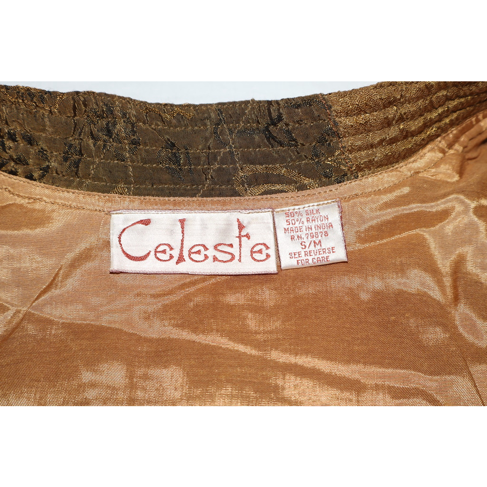 Celeste Women's Silk Blend Patchwork Jacket Size … - image 6